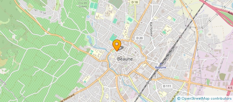 localisation de l'entreprise SCI V.T. à BEAUNE