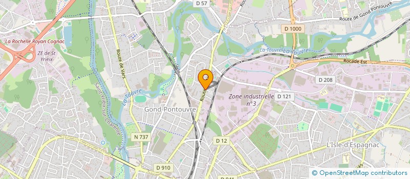 localisation de l'entreprise SCI V.T.  GOND-PONTOUVRE