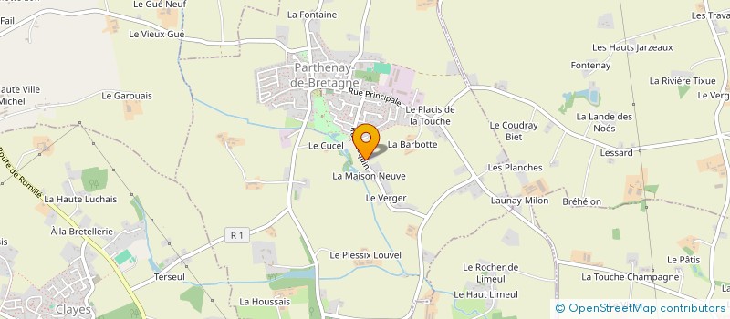 localisation de l'entreprise SCI V T C  IRODOUER