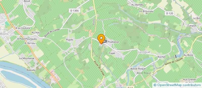 localisation de l'entreprise SCI V T CARNOT  LAROQUE