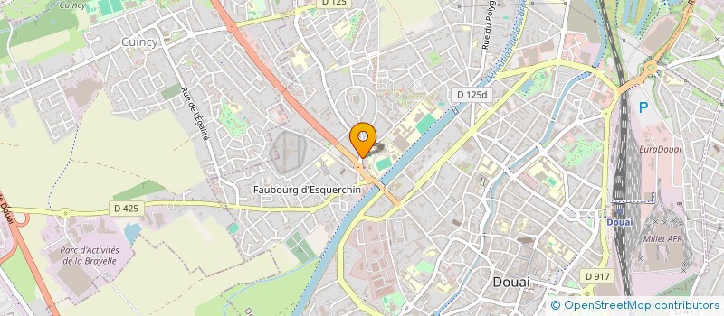 localisation de l'entreprise SCI V V G F à DOUAI
