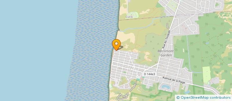 localisation de l'entreprise SCI V.W.S  MERLIMONT