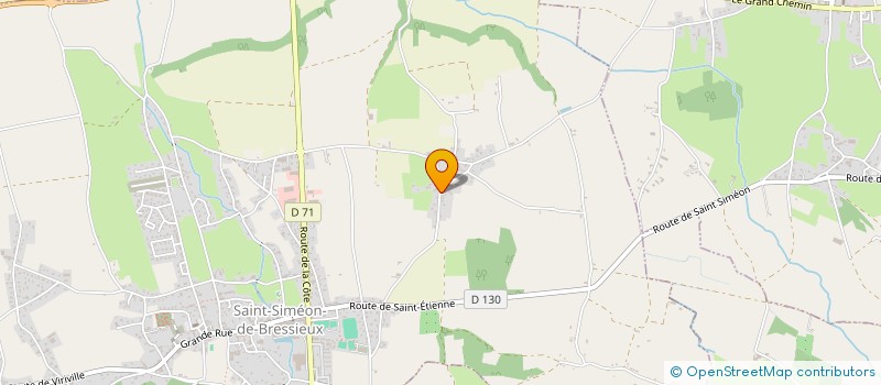 localisation de l'entreprise SCI V.Y.C.  SAINT-SIMEON-DE-BRESSIEUX
