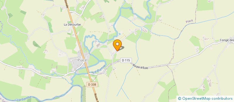 localisation de l'entreprise SCI V2AM  SAINT-MARCEAU