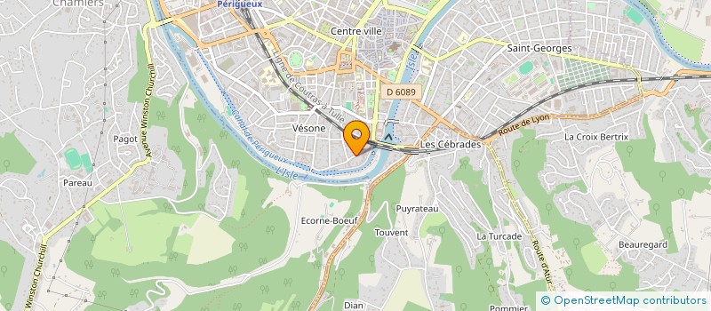 localisation de l'entreprise SCI V2EG à PERIGUEUX