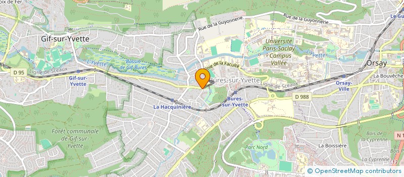 localisation de l'entreprise SCI V2G & ASSOCIES à BURES-SUR-YVETTE
