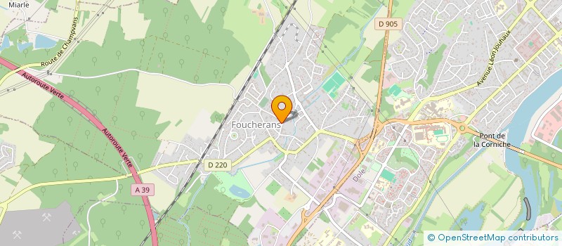 localisation de l'entreprise SCI V2M  FOUCHERANS