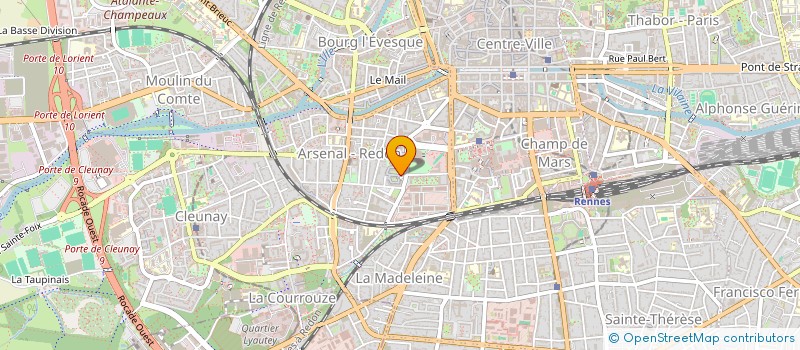 localisation de l'entreprise SCI V2M  RENNES