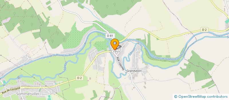 localisation de l'entreprise SCI V2M  REMEREVILLE