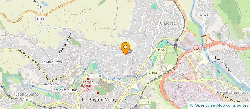 localisation de l'entreprise SCI V2MCPI à AIGUILHE