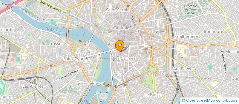 localisation de l'entreprise SCI V2P  TOULOUSE
