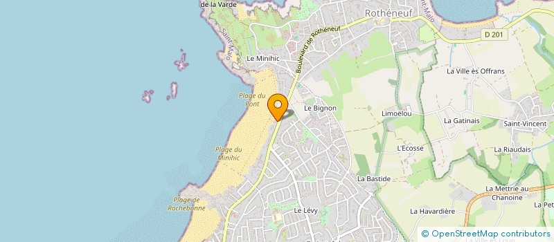 localisation de l'entreprise SCI V3A  SAINT-MALO