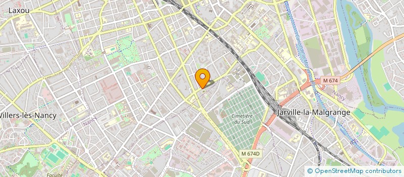 localisation de l'entreprise SCI V3B CUIRE  NANCY