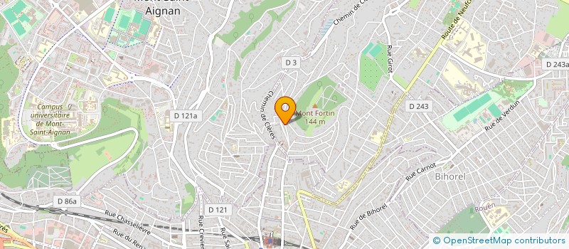 localisation de l'entreprise SCI V3H à BOIS-GUILLAUME