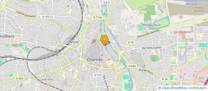 localisation de l'entreprise SCI V3J à CHARTRES