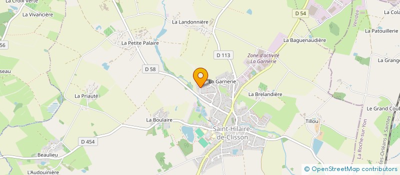 localisation de l'entreprise SCI V6  SAINT-HILAIRE-DE-CLISSON
