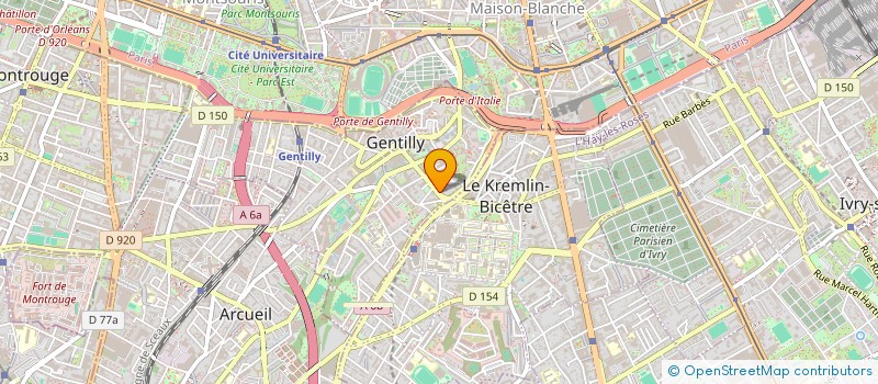 localisation de l'entreprise SCI V94  GENTILLY