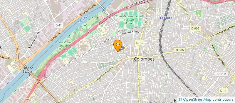 localisation de l'entreprise SCI VA à COLOMBES
