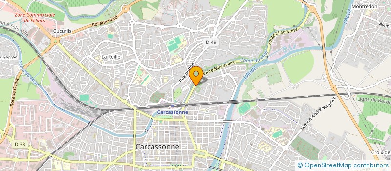 localisation de l'entreprise SCI VA BENE à CARCASSONNE