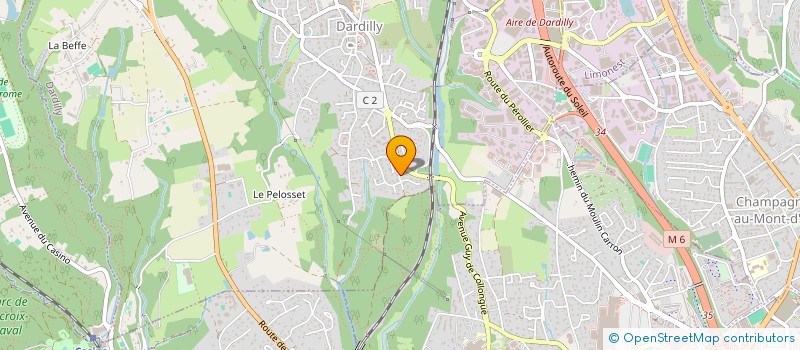 localisation de l'entreprise SCI VA-BESCH  DARDILLY