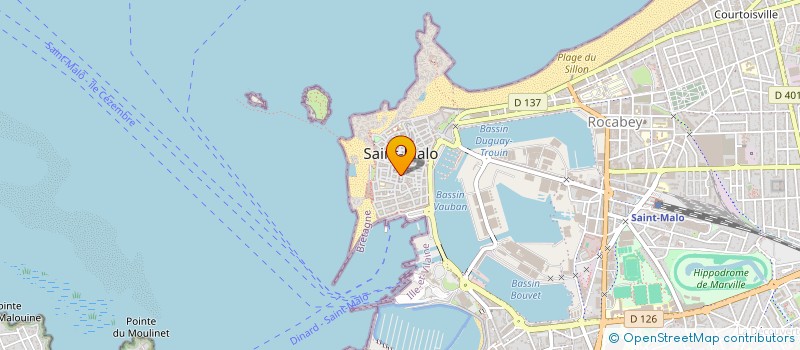 localisation de l'entreprise SCI VA MA  SAINT-MALO