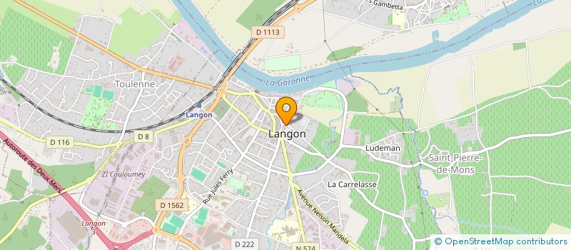 localisation de l'entreprise SCI VA & Q à LANGON