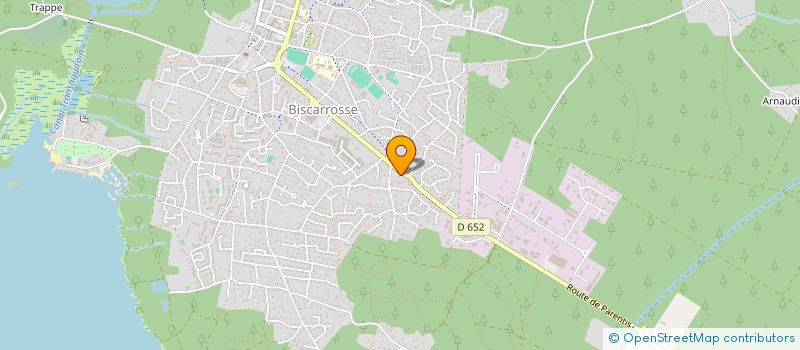 localisation de l'entreprise SCI VAB  BISCARROSSE