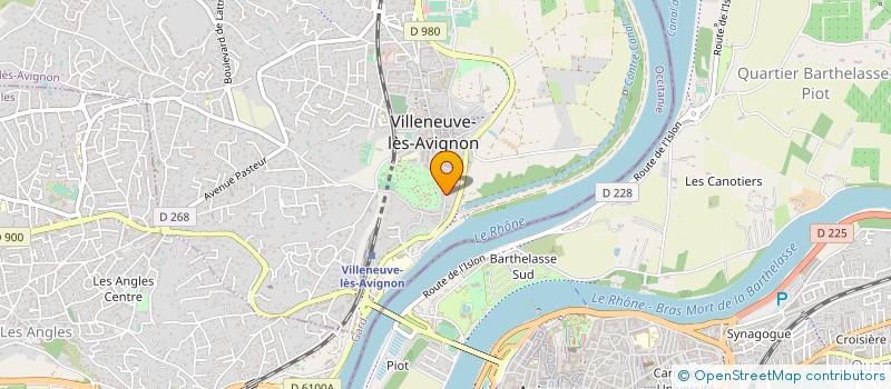 localisation de l'entreprise SCI VABERI  VILLENEUVE LES AVIGNON