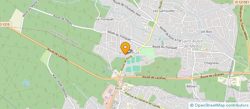 localisation de l'entreprise SCI VABILLO  SAINT-AUBIN-DE-MEDOC