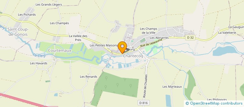 localisation de l'entreprise SCI VABK à CHANTECOQ