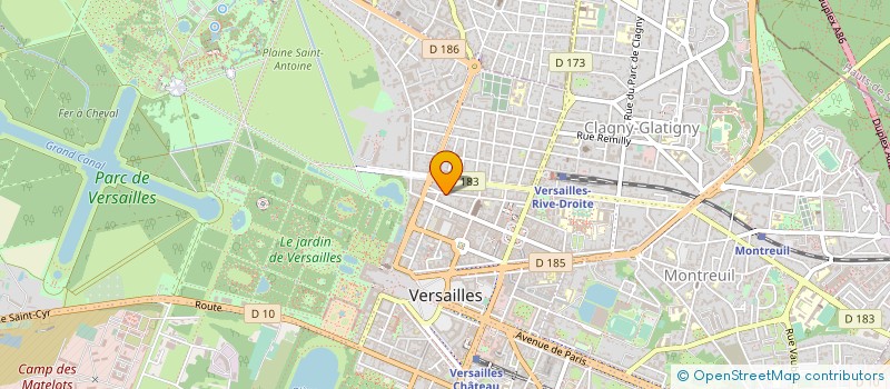 localisation de l'entreprise SCI VABLOT à VERSAILLES