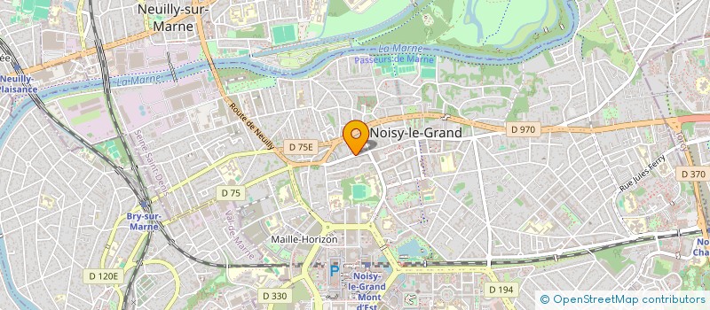 localisation de l'entreprise SCI VAC MAP à NOISY-LE-GRAND