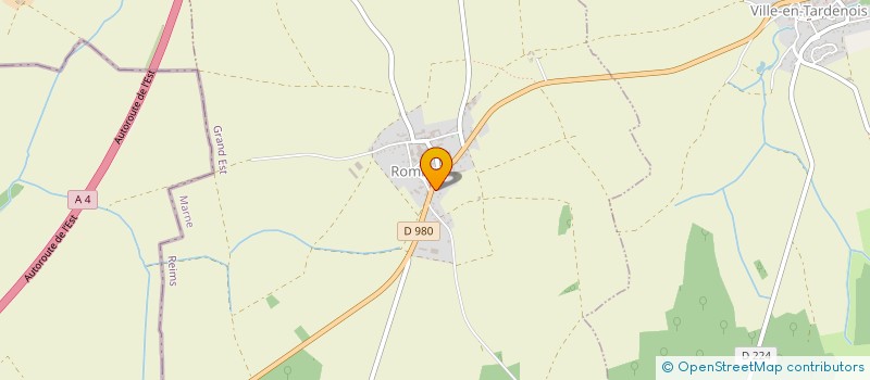 localisation de l'entreprise SCI VACAANCE  ROMIGNY