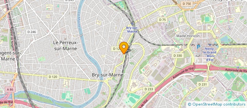 localisation de l'entreprise SCI VACAL à BRY-SUR-MARNE