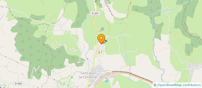 localisation de l'entreprise SCI VACANCES EN ARDECHE  SAINT-JEAN-LE-CENTENIER