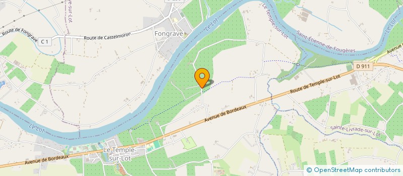 localisation de l'entreprise SCI VACANCES ET LOISIRS  LE TEMPLE-SUR-LOT