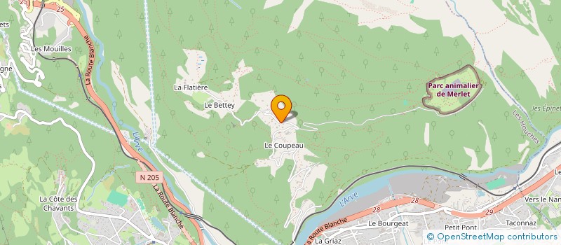 localisation de l'entreprise SCI VACCAGGI  LES HOUCHES