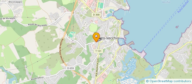 localisation de l'entreprise SCI VACCAJO à PORTO-VECCHIO