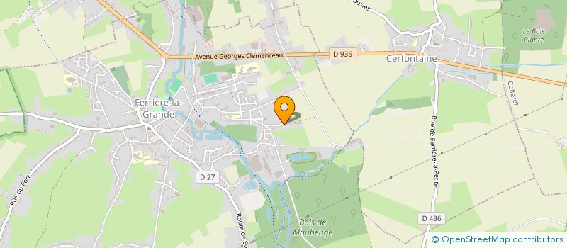 localisation de l'entreprise SCI VACF  FERRIERE-LA-GRANDE