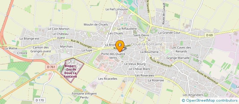 localisation de l'entreprise SCI VACHALABRI  DOUE-EN-ANJOU