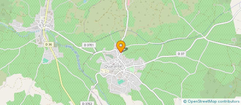 localisation de l'entreprise SCI VACHALDE  QUARANTE