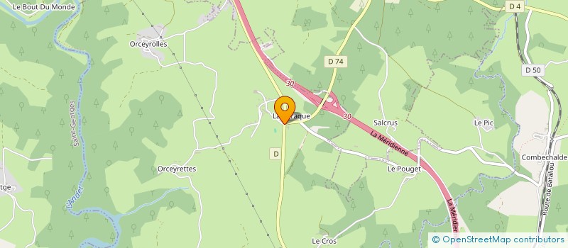 localisation de l'entreprise SCI VACHER à ANGLARDS-DE-SAINT-FLOUR