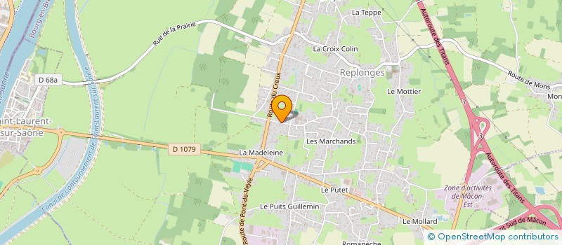 localisation de l'entreprise SCI VACHERESSE  SAINT-ANDRE-D'HUIRIAT