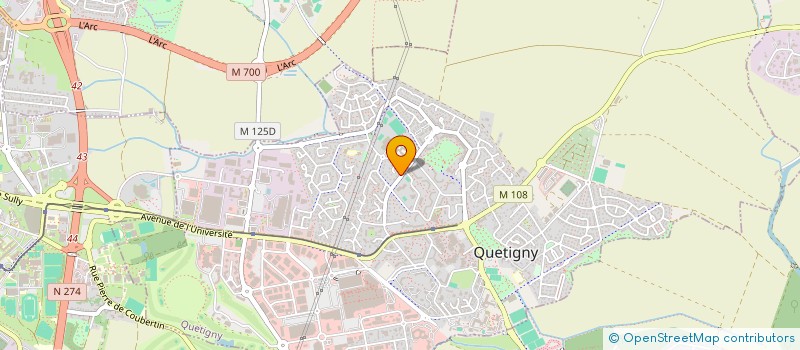 localisation de l'entreprise SCI VACHERET KENNEL à QUETIGNY