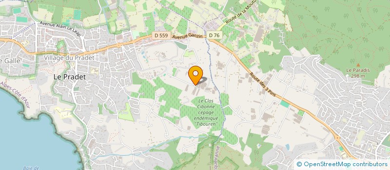 localisation de l'entreprise SCI VACHIER  LE PRADET