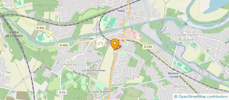 localisation de l'entreprise SCI VACHON PGCH  SERRIS