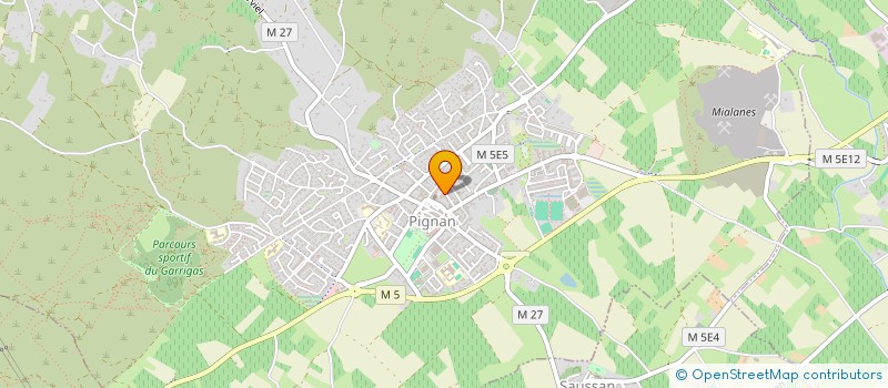 localisation de l'entreprise SCI VACI  PIGNAN