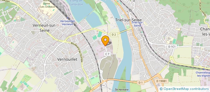 localisation de l'entreprise SCI VACO à VERNOUILLET