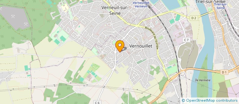 localisation de l'entreprise SCI VACOLA  VERNOUILLET