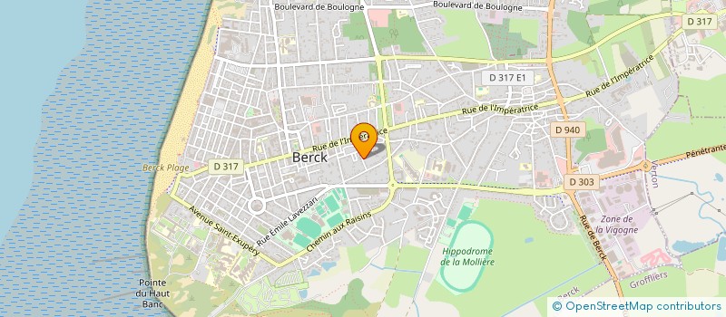 localisation de l'entreprise SCI VACOSSIN-MAES  BERCK